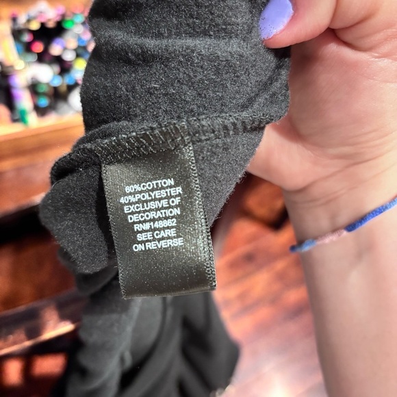 Western style Torrid Black crew neck with sparkling fringe size 3xl - Picture 9 of 13